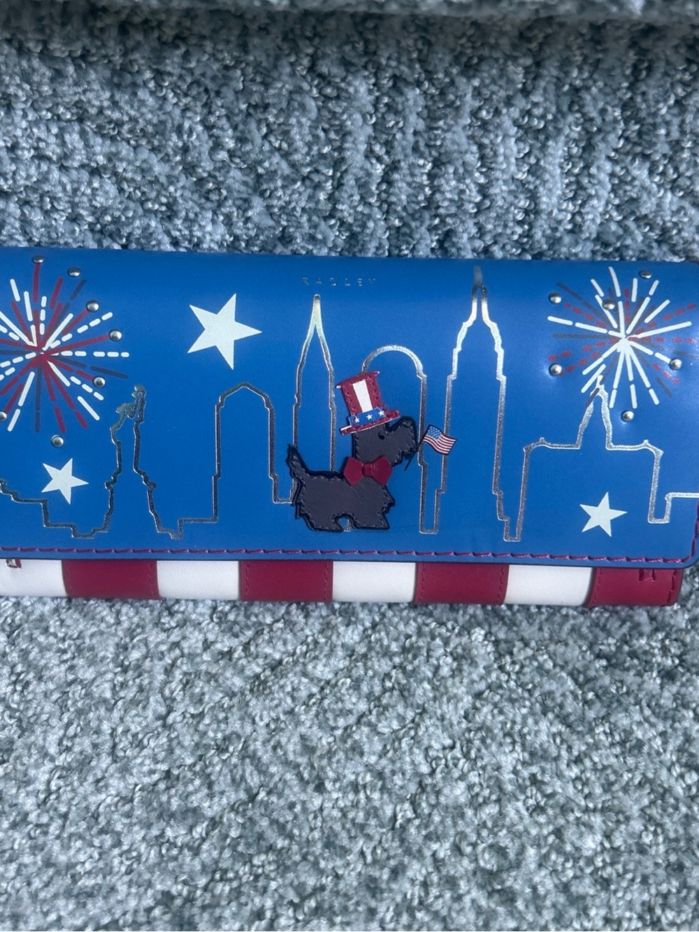 RADLEY LONDON Patriotic Blue, Red & White Wallet